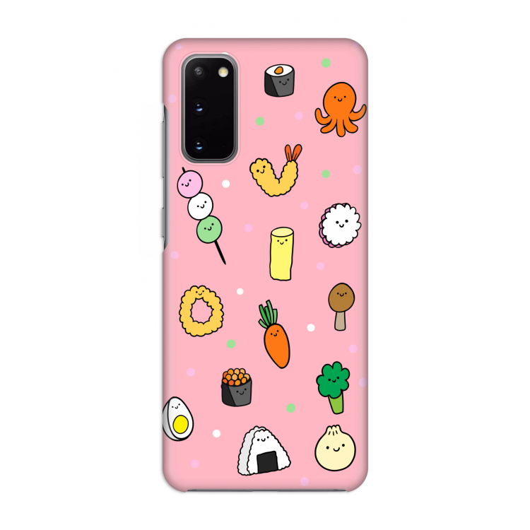 Happy bento friends: Volledig geprint Samsung Galaxy S20 Hoesje