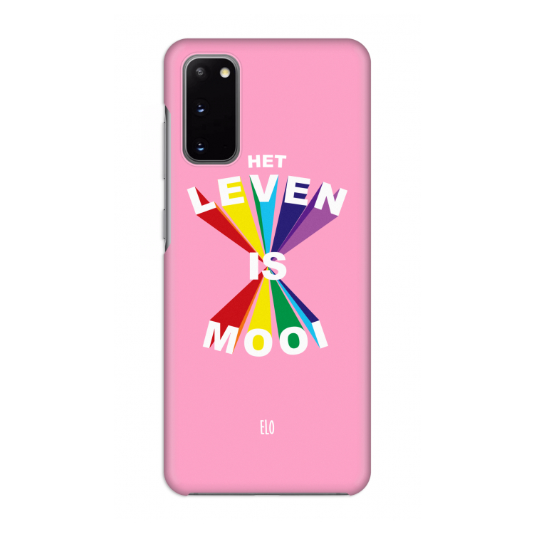 Het Leven Is Mooi: Volledig geprint Samsung Galaxy S20 Hoesje