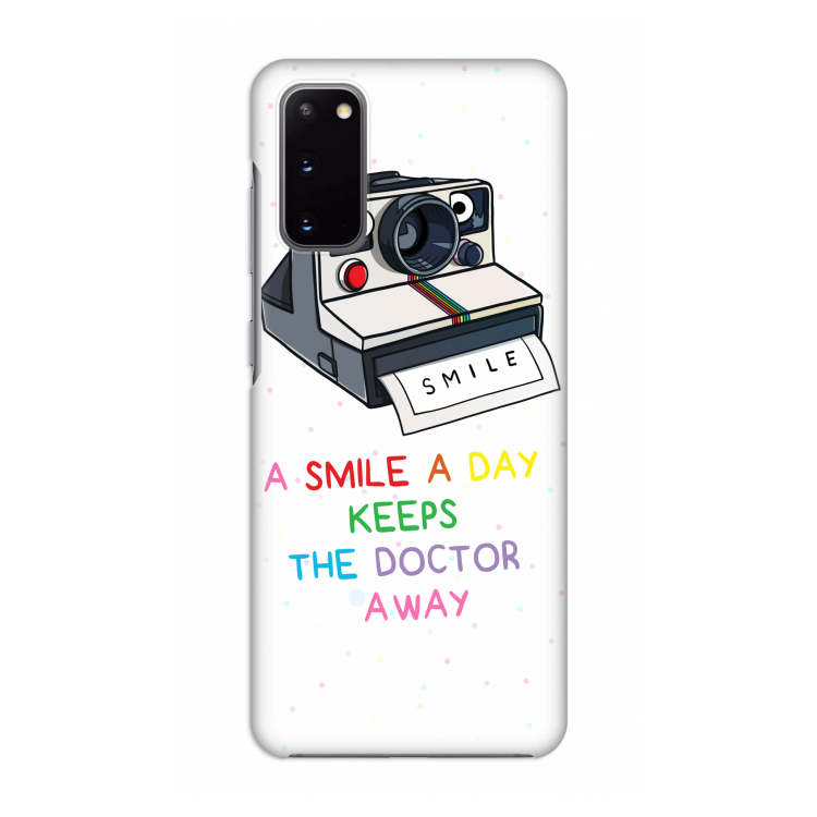 Smile: Volledig geprint Samsung Galaxy S20 Hoesje