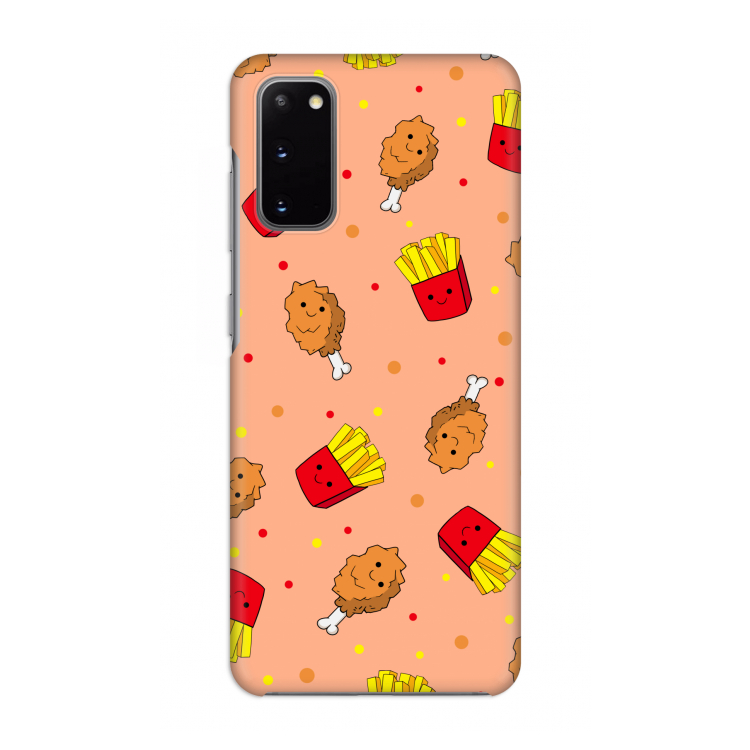 Chicken 'n Fries: Volledig geprint Samsung Galaxy S20 Hoesje