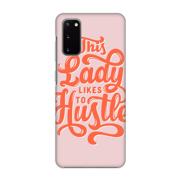 Hustle Lady: Volledig geprint Samsung Galaxy S20 Hoesje