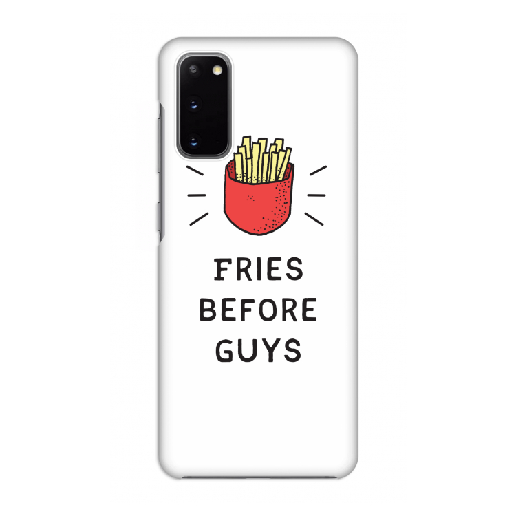 Fries before guys: Volledig geprint Samsung Galaxy S20 Hoesje