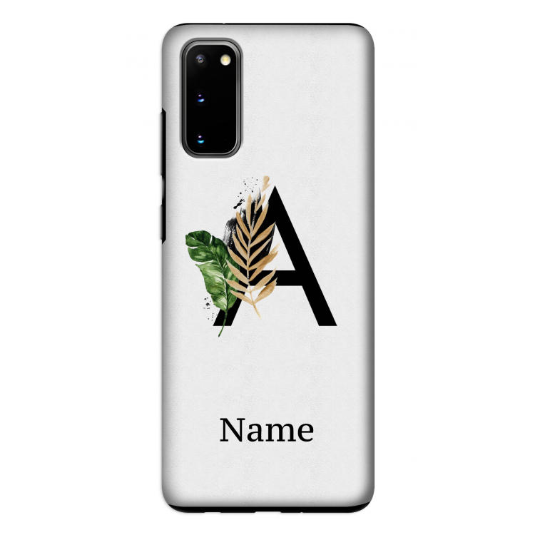 Charcoal Flora: Samsung Galaxy S20 Tough Case