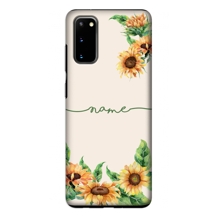 Zonnebloemen: Samsung Galaxy S20 Tough Case