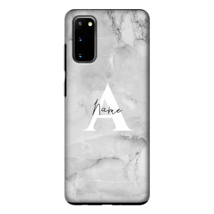 Ivory Marble: Samsung Galaxy S20 Tough Case