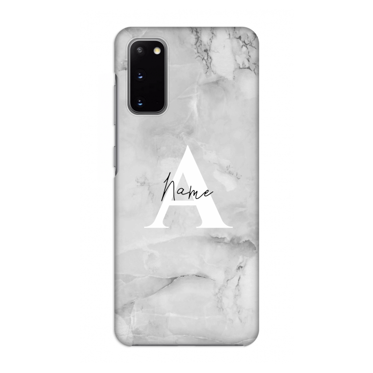 Ivory Marble: Volledig geprint Samsung Galaxy S20 Hoesje
