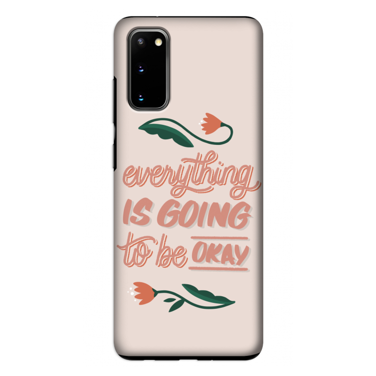 Optimistic flower girl: Samsung Galaxy S20 Tough Case
