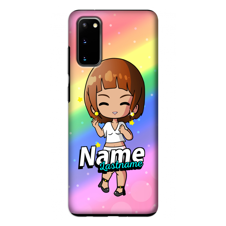 Chibi Maker vrouw: Samsung Galaxy S20 Tough Case