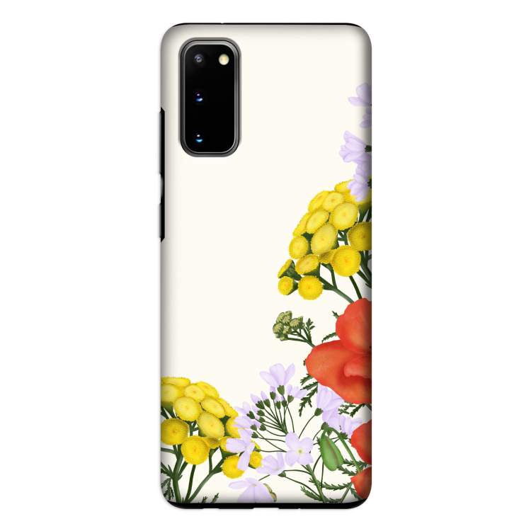 Wilde bloemen: Samsung Galaxy S20 Tough Case
