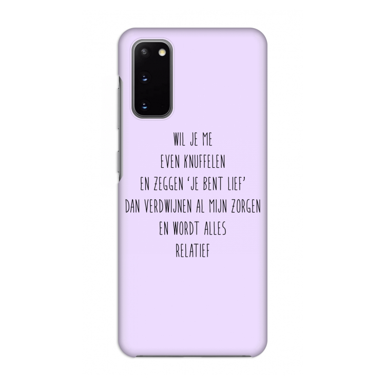 Relatief: Volledig geprint Samsung Galaxy S20 Hoesje