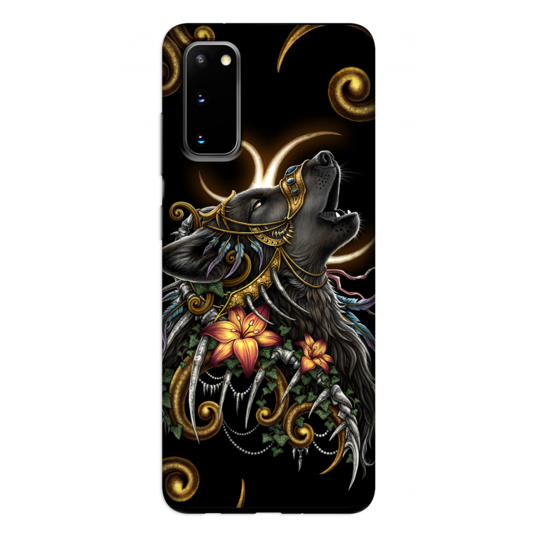 Huilende Wolf: Samsung Galaxy S20 Tough Case