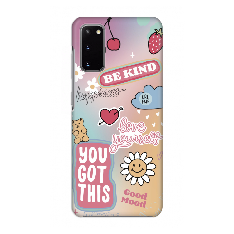 Positivity: Volledig geprint Samsung Galaxy S20 Hoesje