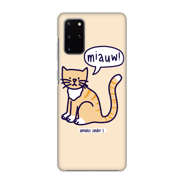 Miauw: Volledig geprint Samsung Galaxy S20 Plus Hoesje