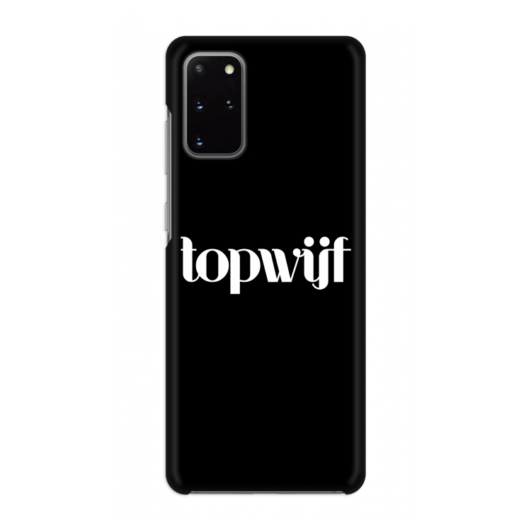 Topwijf Zwart: Volledig geprint Samsung Galaxy S20 Plus Hoesje