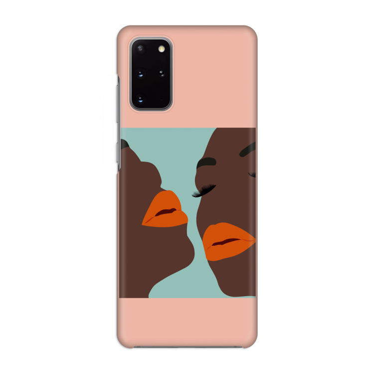 Orange lips: Volledig geprint Samsung Galaxy S20 Plus Hoesje