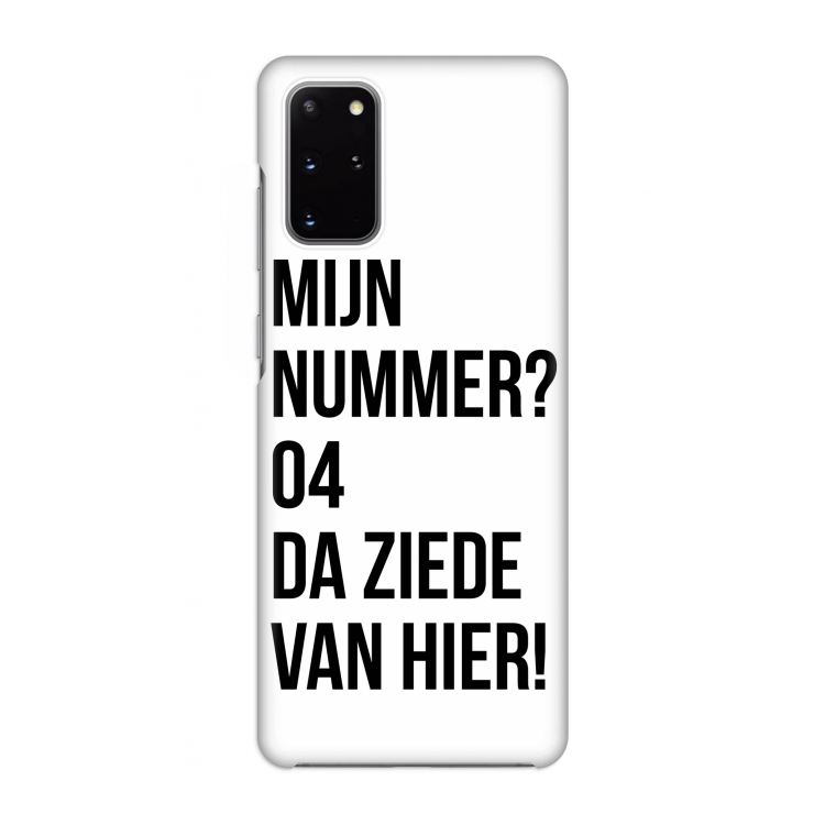 Da ziede van hier: Volledig geprint Samsung Galaxy S20 Plus Hoesje