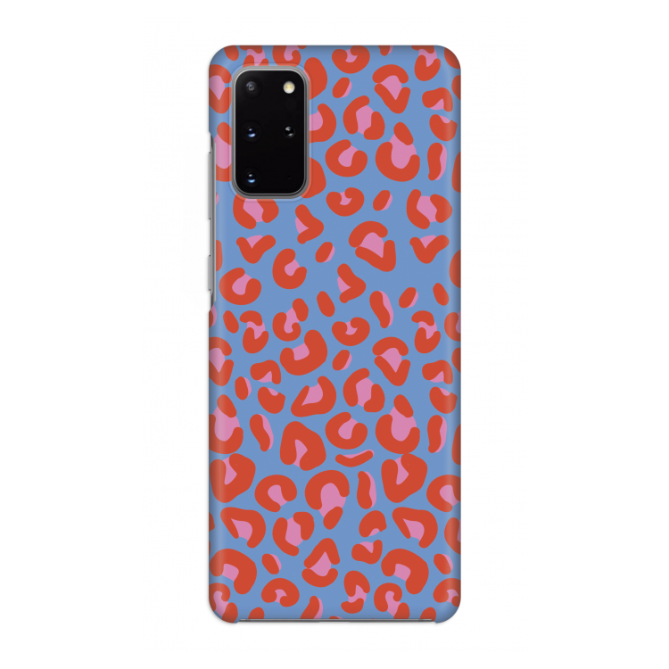 Leopard blue: Volledig geprint Samsung Galaxy S20 Plus Hoesje