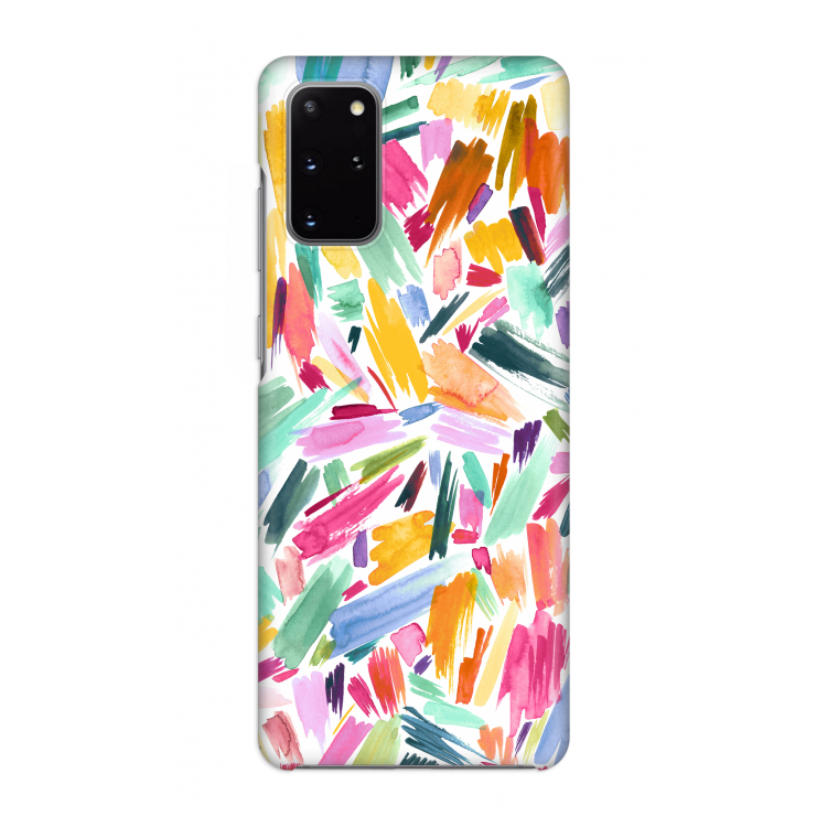 Watercolor Brushstrokes: Volledig geprint Samsung Galaxy S20 Plus Hoesje