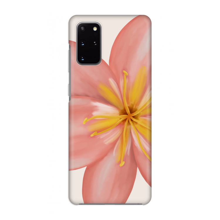 Pink Ellila Flower: Volledig geprint Samsung Galaxy S20 Plus Hoesje