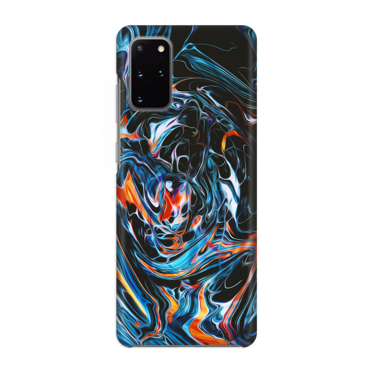 Black Unicorn: Volledig geprint Samsung Galaxy S20 Plus Hoesje