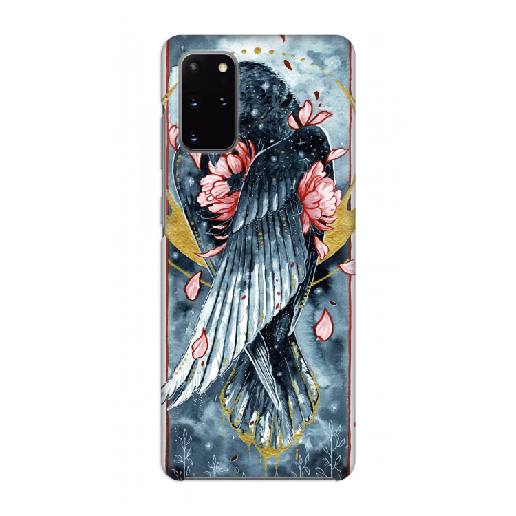 Golden Raven: Volledig geprint Samsung Galaxy S20 Plus Hoesje