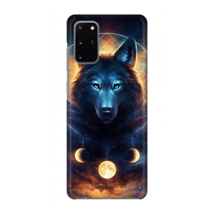 Wolf Dreamcatcher: Volledig geprint Samsung Galaxy S20 Plus Hoesje