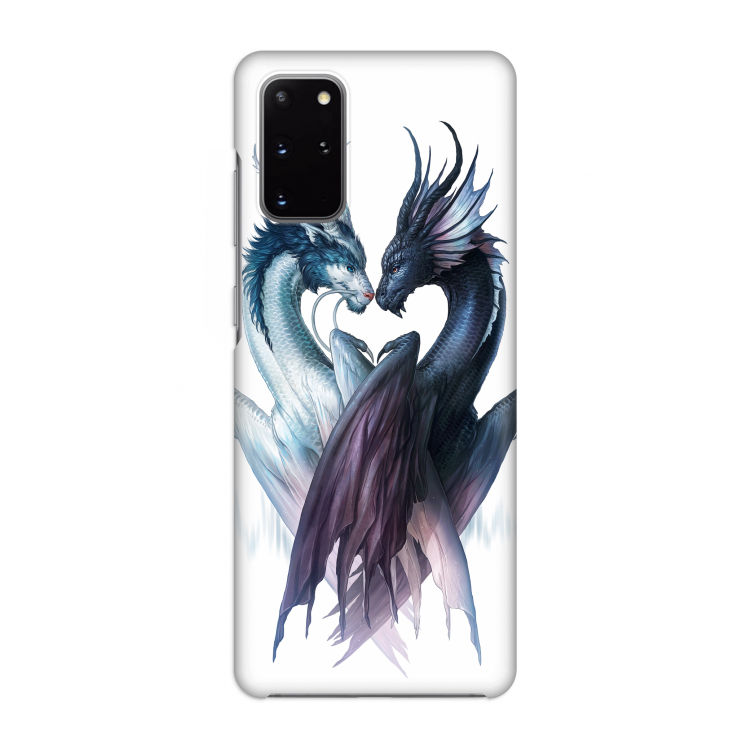 Yin Yang Dragons: Volledig geprint Samsung Galaxy S20 Plus Hoesje