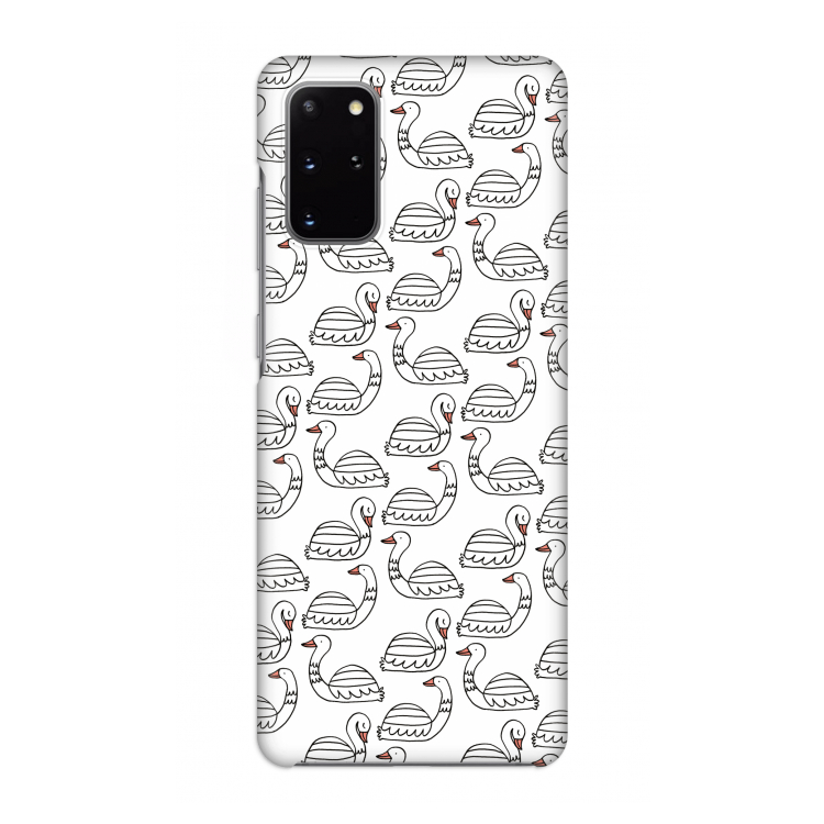 Zwanen: Volledig geprint Samsung Galaxy S20 Plus Hoesje