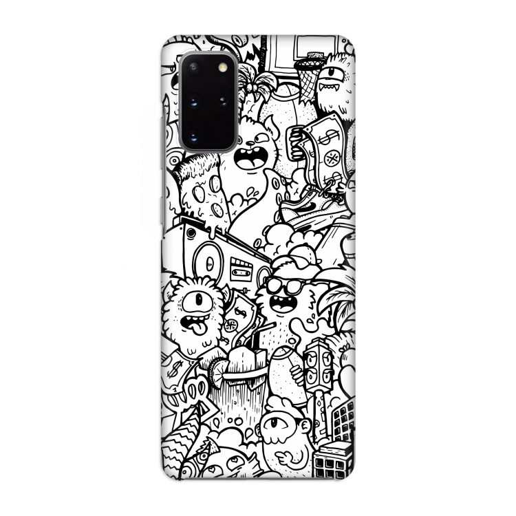 Vexx City #2: Volledig geprint Samsung Galaxy S20 Plus Hoesje