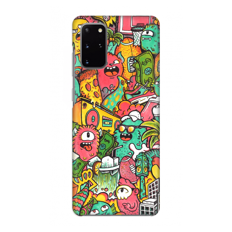 Vexx City: Volledig geprint Samsung Galaxy S20 Plus Hoesje
