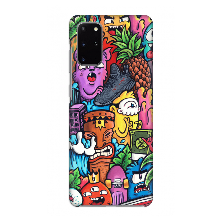 Vexx Mixtape: Volledig geprint Samsung Galaxy S20 Plus Hoesje