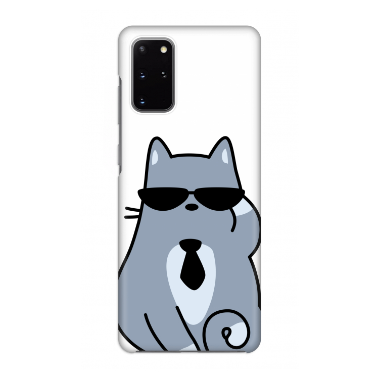 Cool cat: Volledig geprint Samsung Galaxy S20 Plus Hoesje
