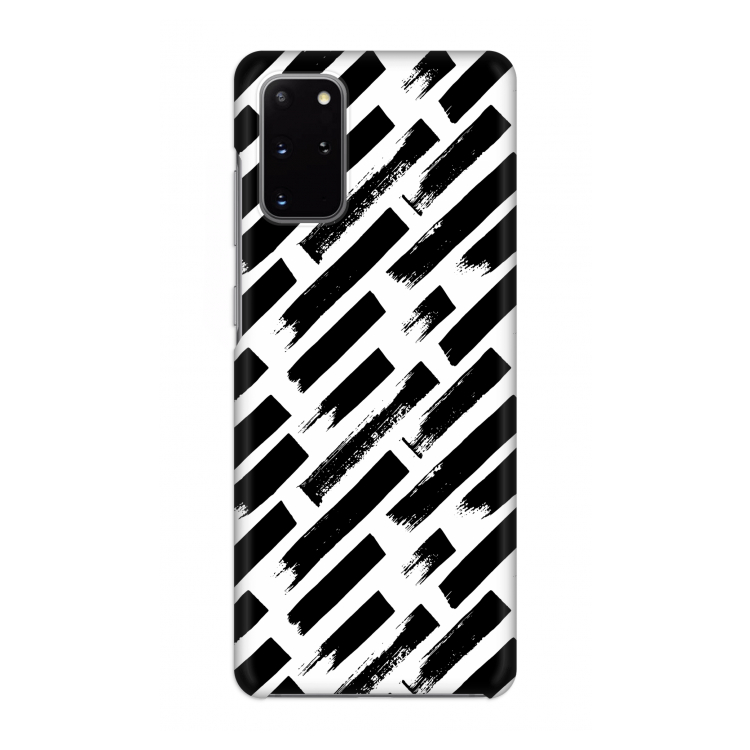 Zwarte vegen: Volledig geprint Samsung Galaxy S20 Plus Hoesje