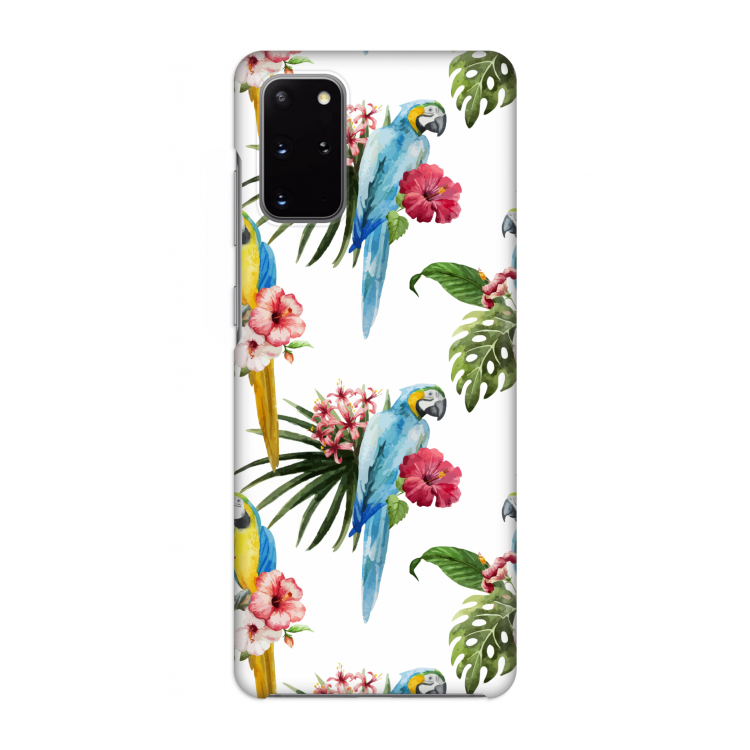 Kleurrijke papegaaien: Volledig geprint Samsung Galaxy S20 Plus Hoesje
