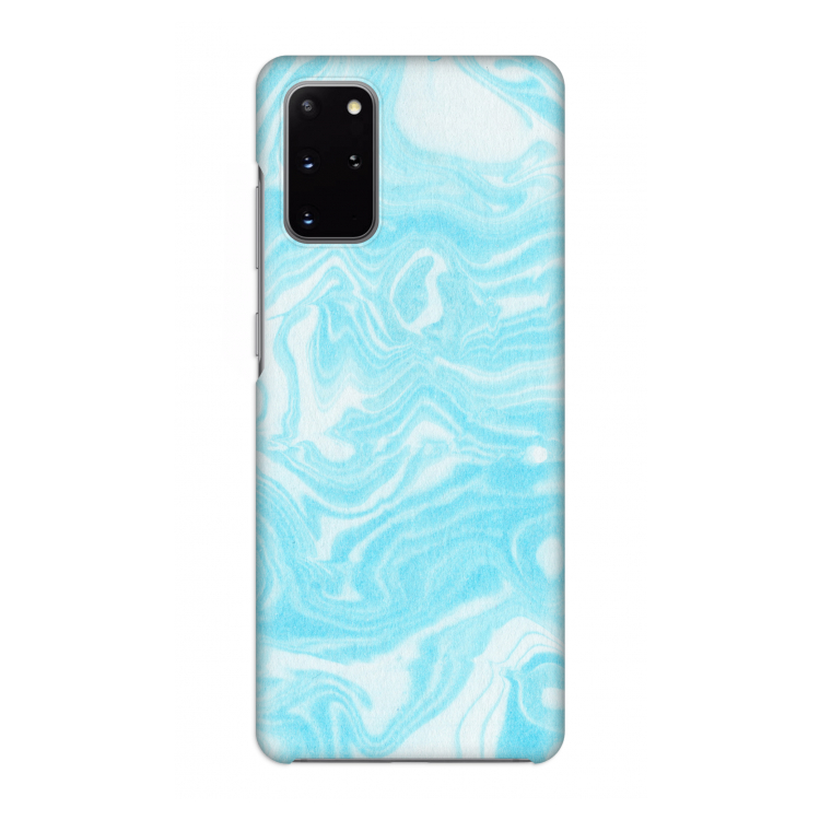 Waterverf blauw: Volledig geprint Samsung Galaxy S20 Plus Hoesje