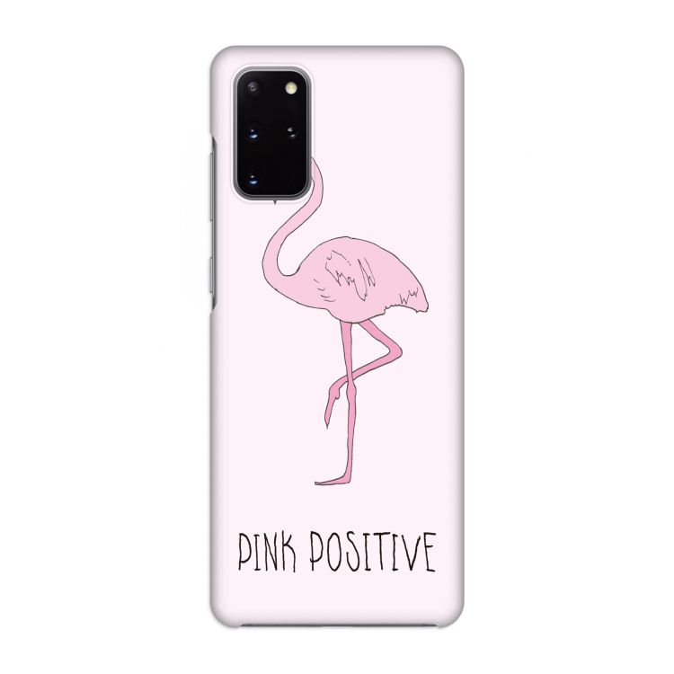 Pink positive: Volledig geprint Samsung Galaxy S20 Plus Hoesje