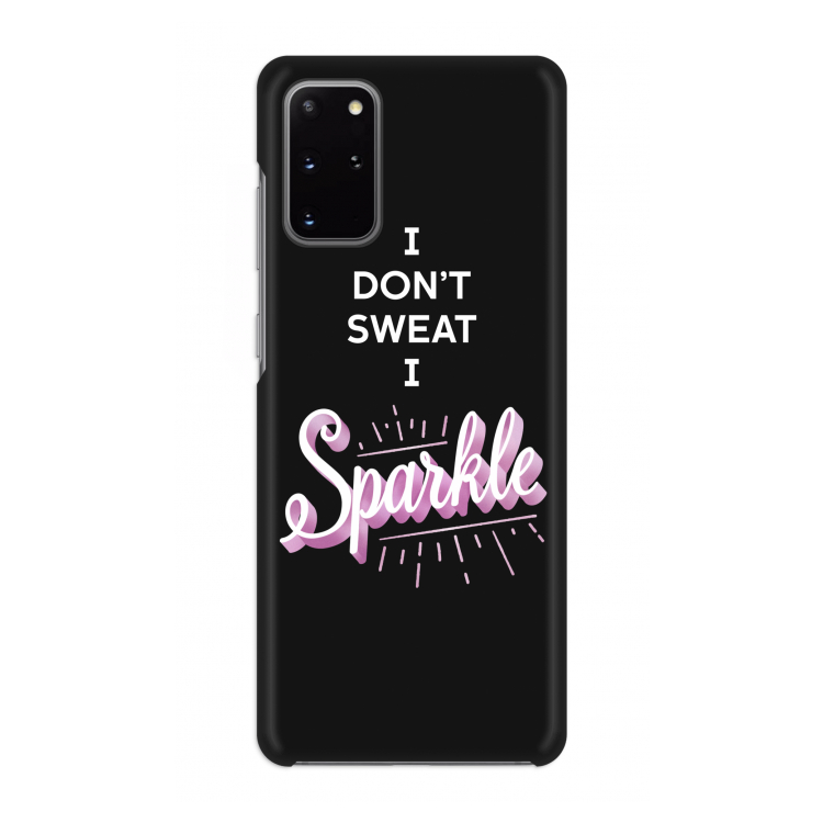 Sparkle quote: Volledig geprint Samsung Galaxy S20 Plus Hoesje