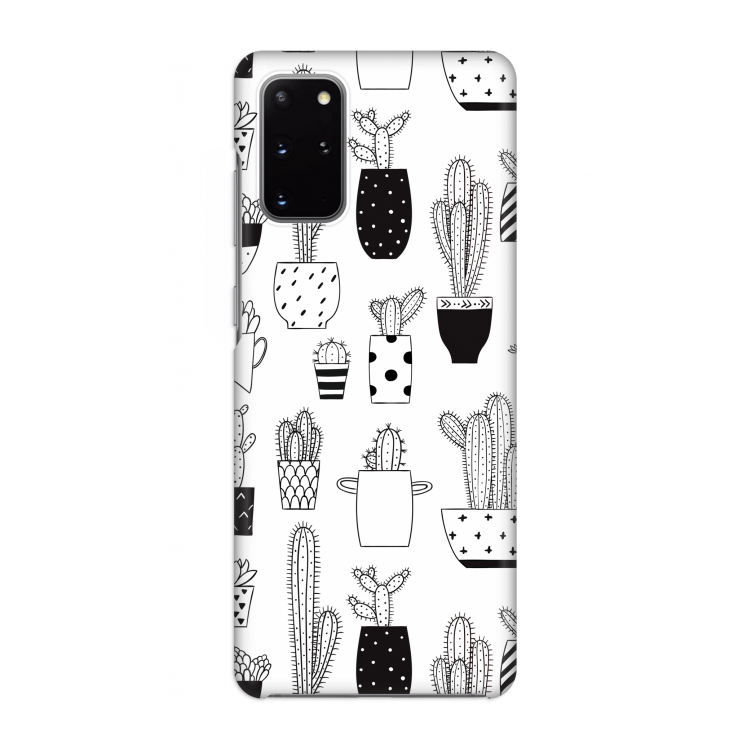 Cactusmotief: Volledig geprint Samsung Galaxy S20 Plus Hoesje