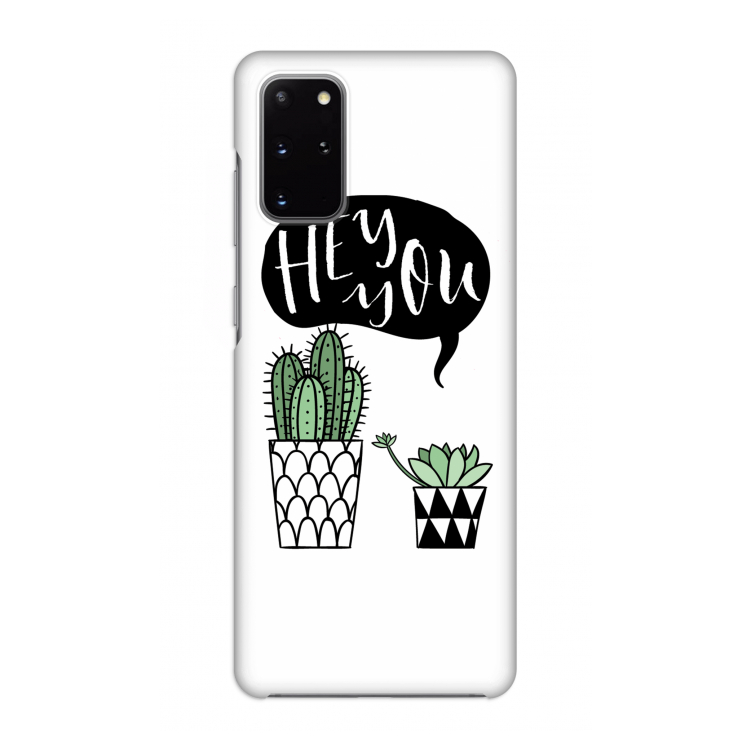 Hey you cactus: Volledig geprint Samsung Galaxy S20 Plus Hoesje