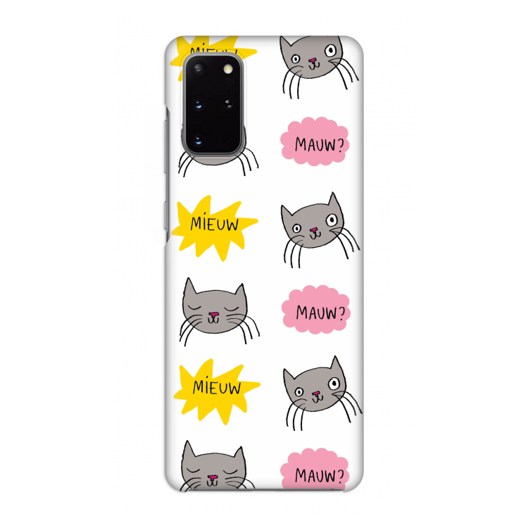Meow: Volledig geprint Samsung Galaxy S20 Plus Hoesje