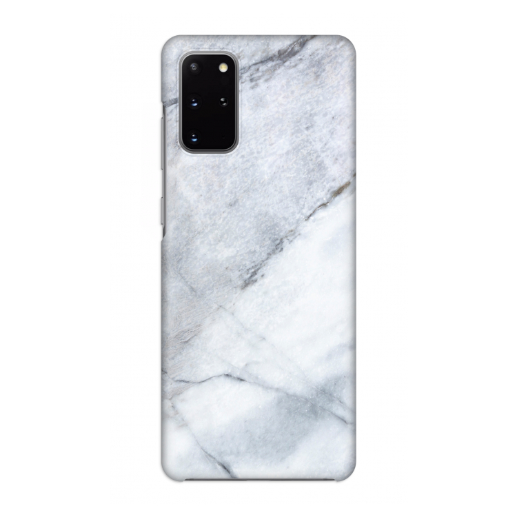 Witte marmer: Volledig geprint Samsung Galaxy S20 Plus Hoesje