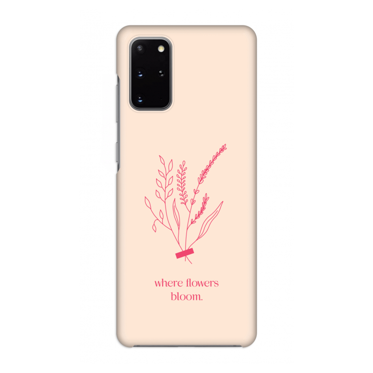 Where flowers bloom: Volledig geprint Samsung Galaxy S20 Plus Hoesje