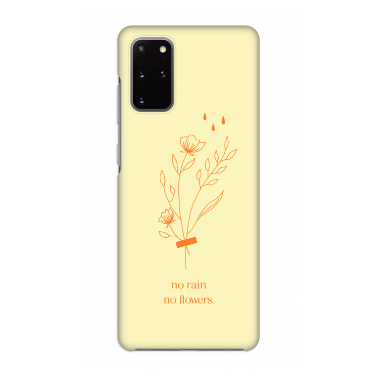 No rain no flowers: Volledig geprint Samsung Galaxy S20 Plus Hoesje
