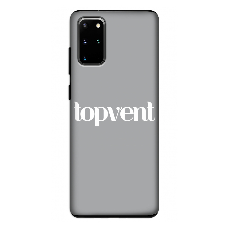 Topvent Grijs Wit: Samsung Galaxy S20 Plus Tough Case