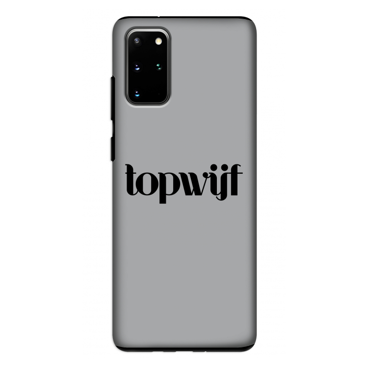 Topwijf Grijs Zwart: Samsung Galaxy S20 Plus Tough Case