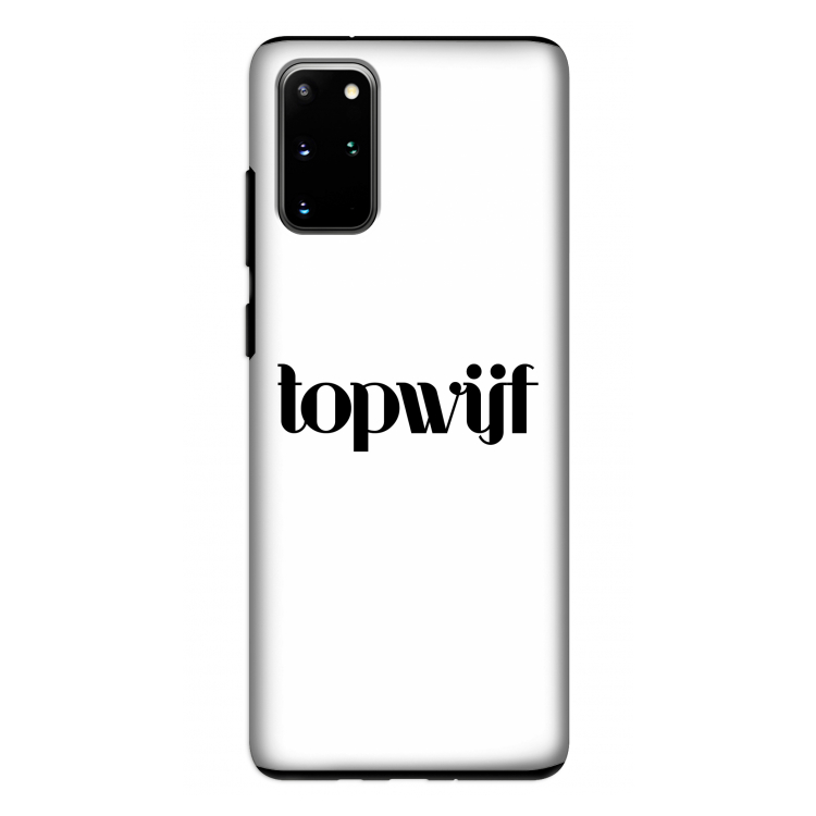 Topwijf Wit: Samsung Galaxy S20 Plus Tough Case