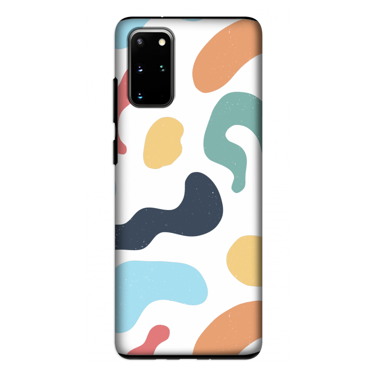 Memphis Shapes Blue: Samsung Galaxy S20 Plus Tough Case