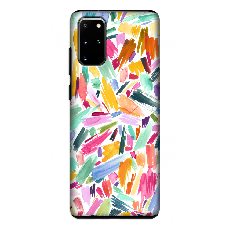 Watercolor Brushstrokes: Samsung Galaxy S20 Plus Tough Case