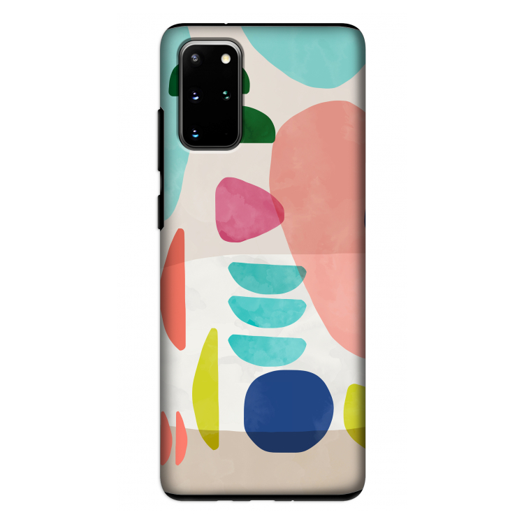 Bold Rounded Shapes: Samsung Galaxy S20 Plus Tough Case