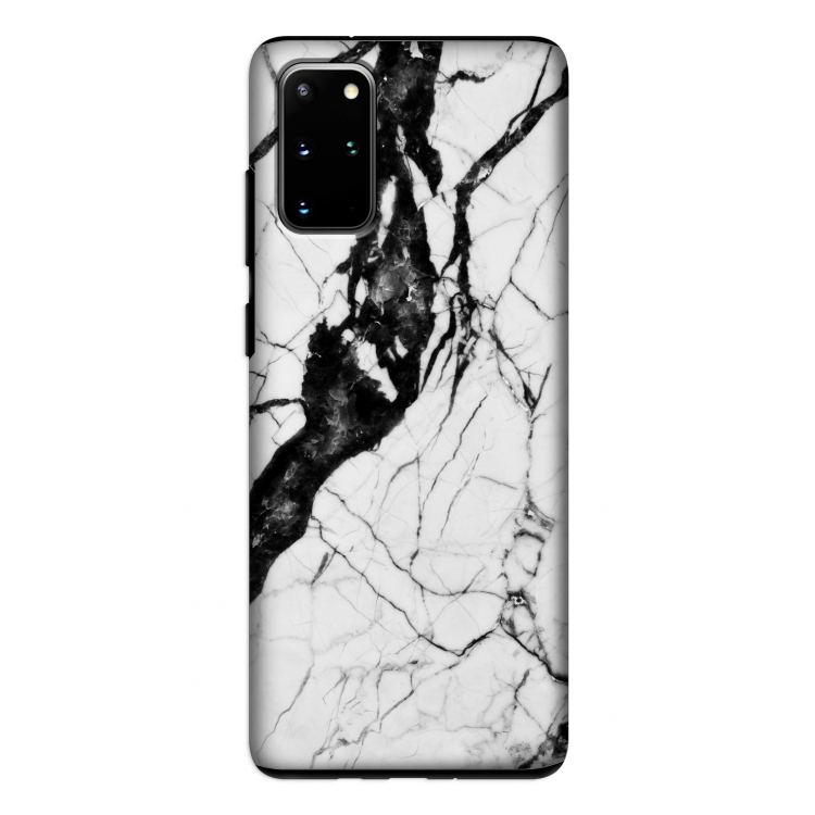 Witte marmer 2: Samsung Galaxy S20 Plus Tough Case